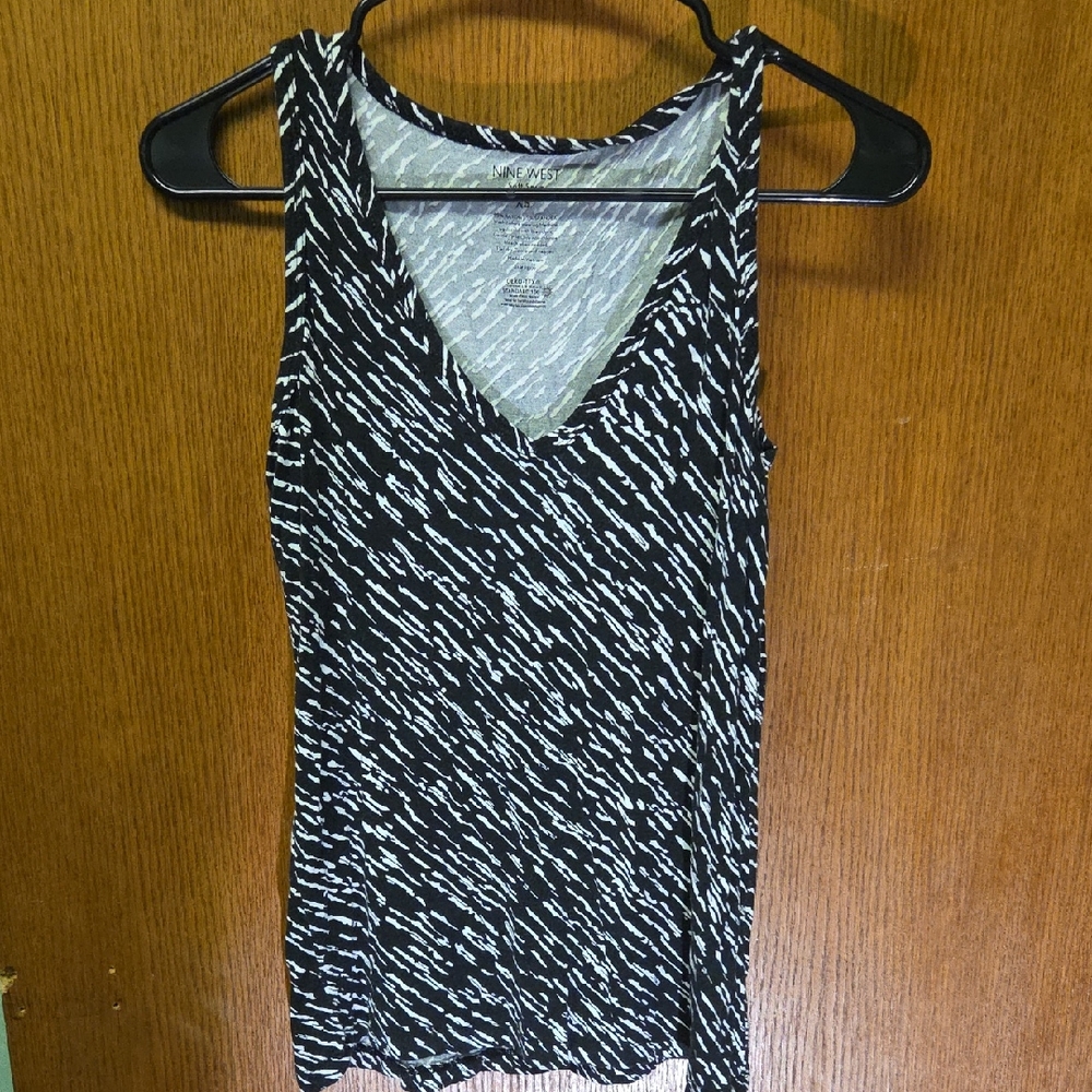 🟡Nine West Zebra Print Tank Top🟡